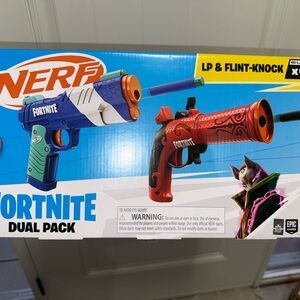 Nerf Fortnite Dual Pack - Blue and Red Blasters